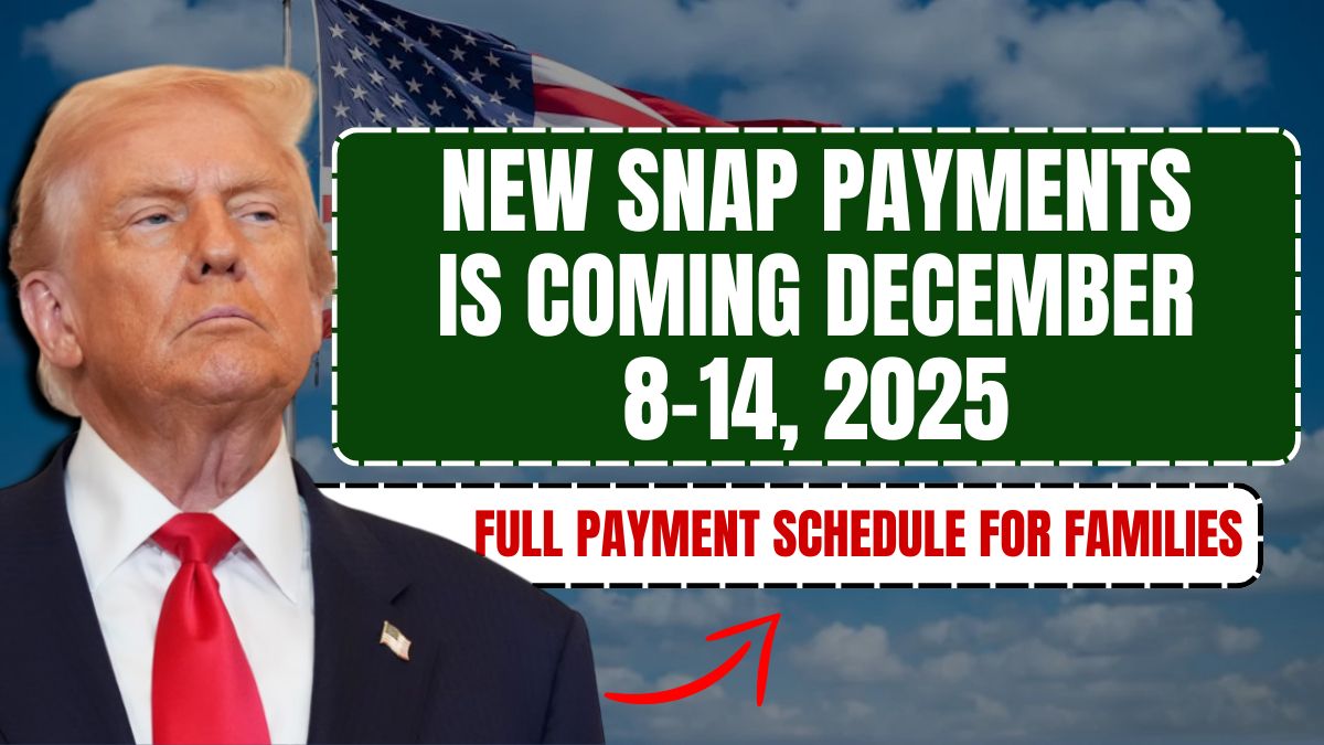New SNAP Payments is coming December 8-14, 2025 – Full Payment Schedule for families relying on SNAP